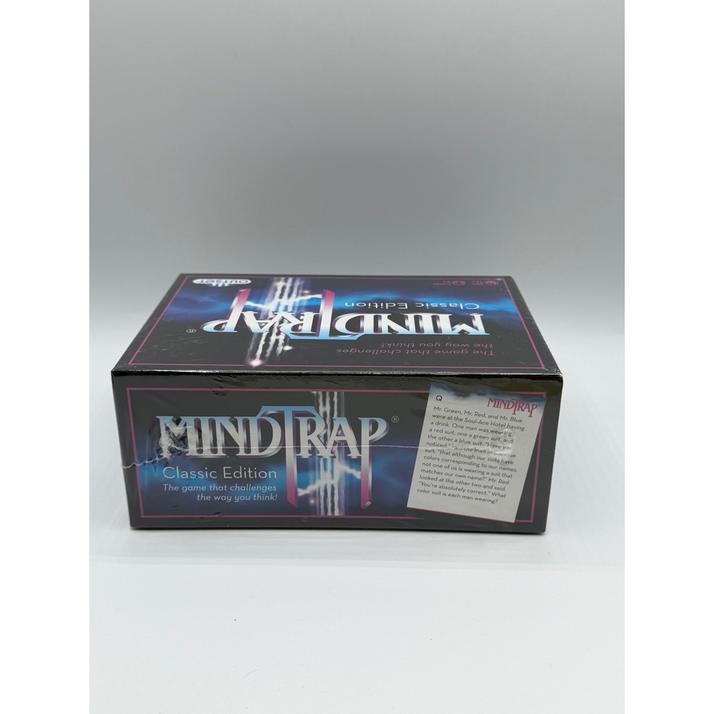 MindTrap Classic Edition Game Outset Media Brain Teasers Puzzles Riddles Sealed - Picture 8 of 10